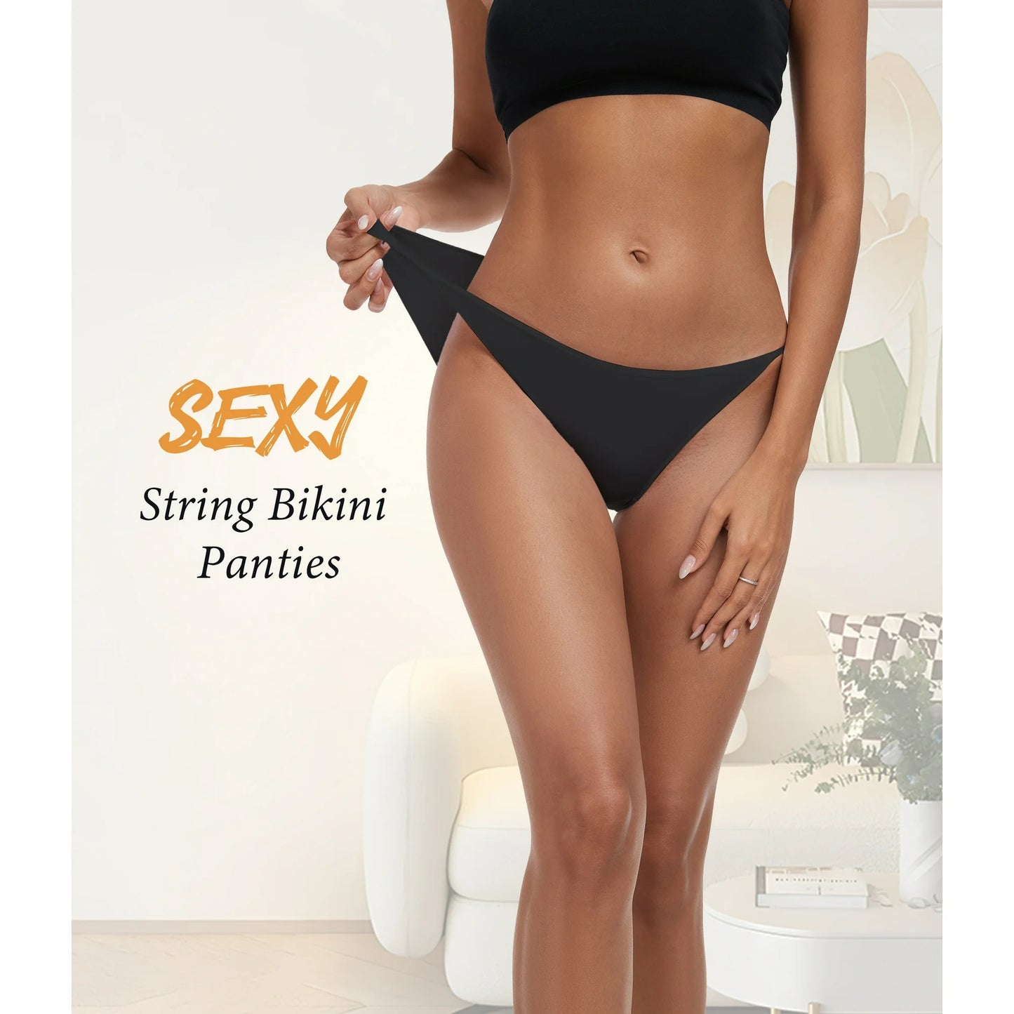 Bikini Underwear for Women, Sexy Low