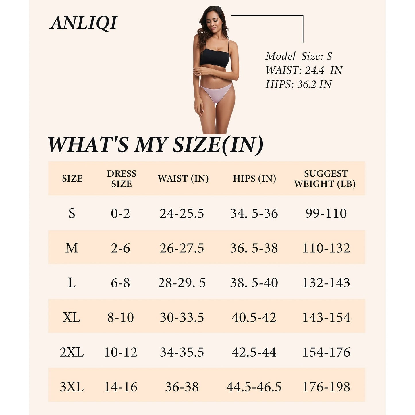 Bikini Underwear for Women, Sexy Low