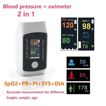Discount 50% OFF🚀2-in-1 Blood Oxygen & Blood Pressure Monitor