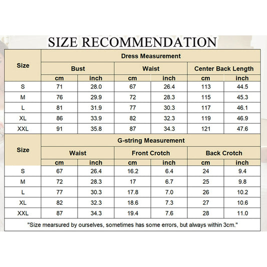 Women Side Split Chemise Sexy Nightdress Deep V Neck