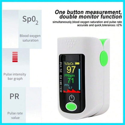 OFF 50% Finger Pulse Oximeter Fast SpO2 & Heart Rate Monitor with Display