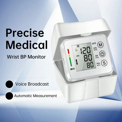 Discount 50% - Electronic Wrist Blood Pressure LCD Monitor