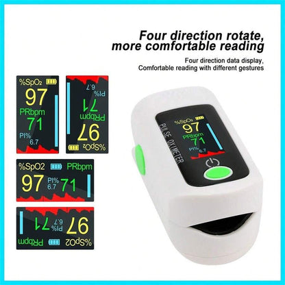 OFF 50% Finger Pulse Oximeter Fast SpO2 & Heart Rate Monitor with Display