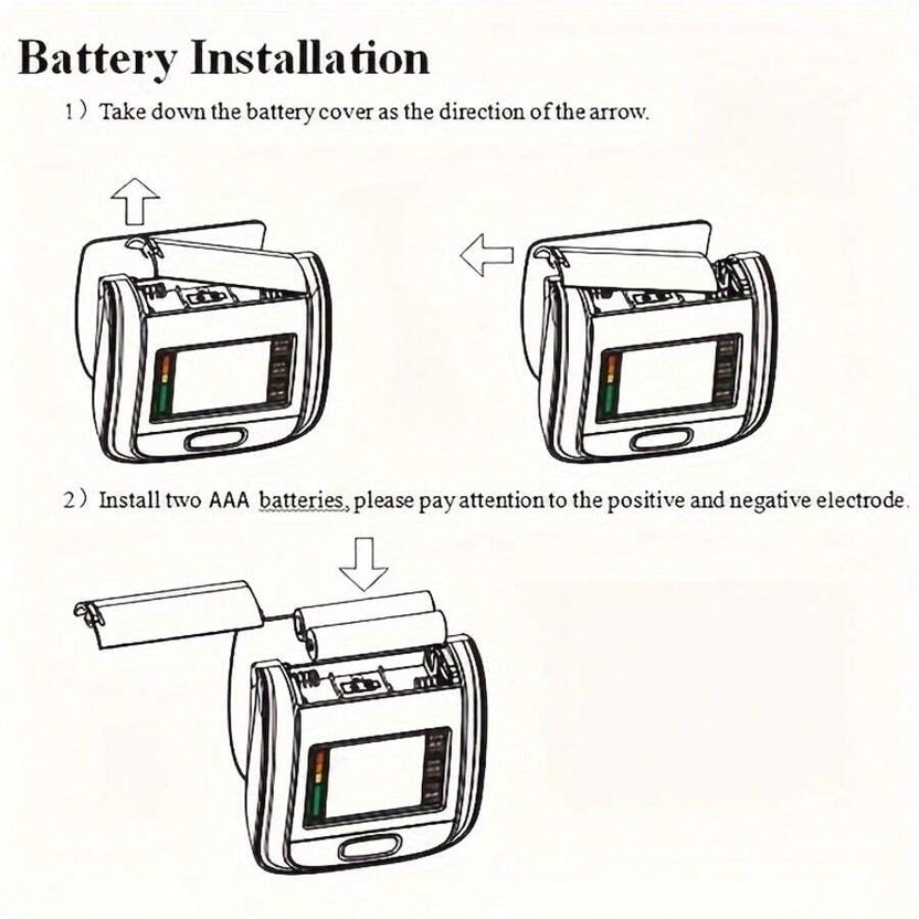 Hot🔥Digital Wrist Blood Pressure Monitor – LCD Screen, Voice, Portable Case