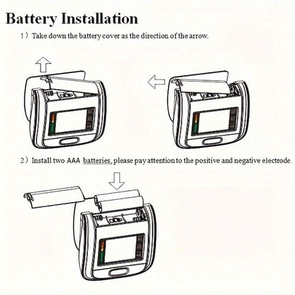 Hot🔥Digital Wrist Blood Pressure Monitor – LCD Screen, Voice, Portable Case